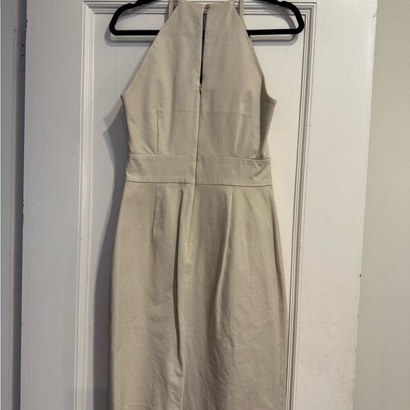Banana Republic Cream / beige sheath Midi Dress - Picture 3 of 6